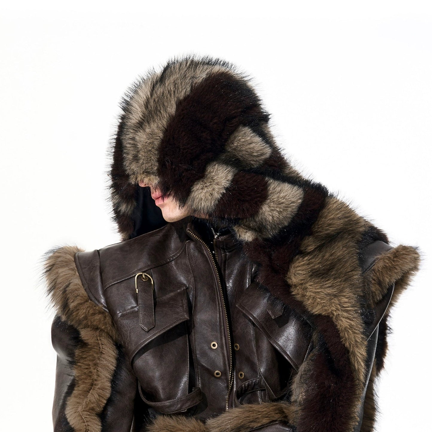 Fake Mink Fur Warm Earflap Hat WN21821