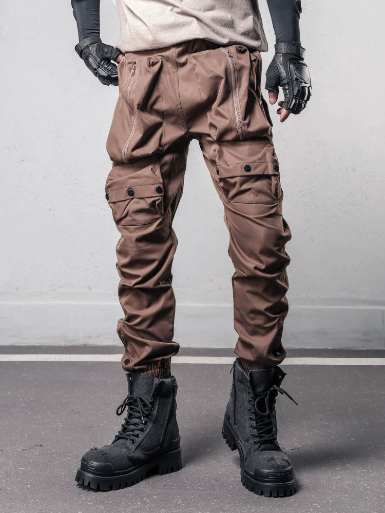 Tactical Multi-Pocket Cuffed Cargo Pants WN22462