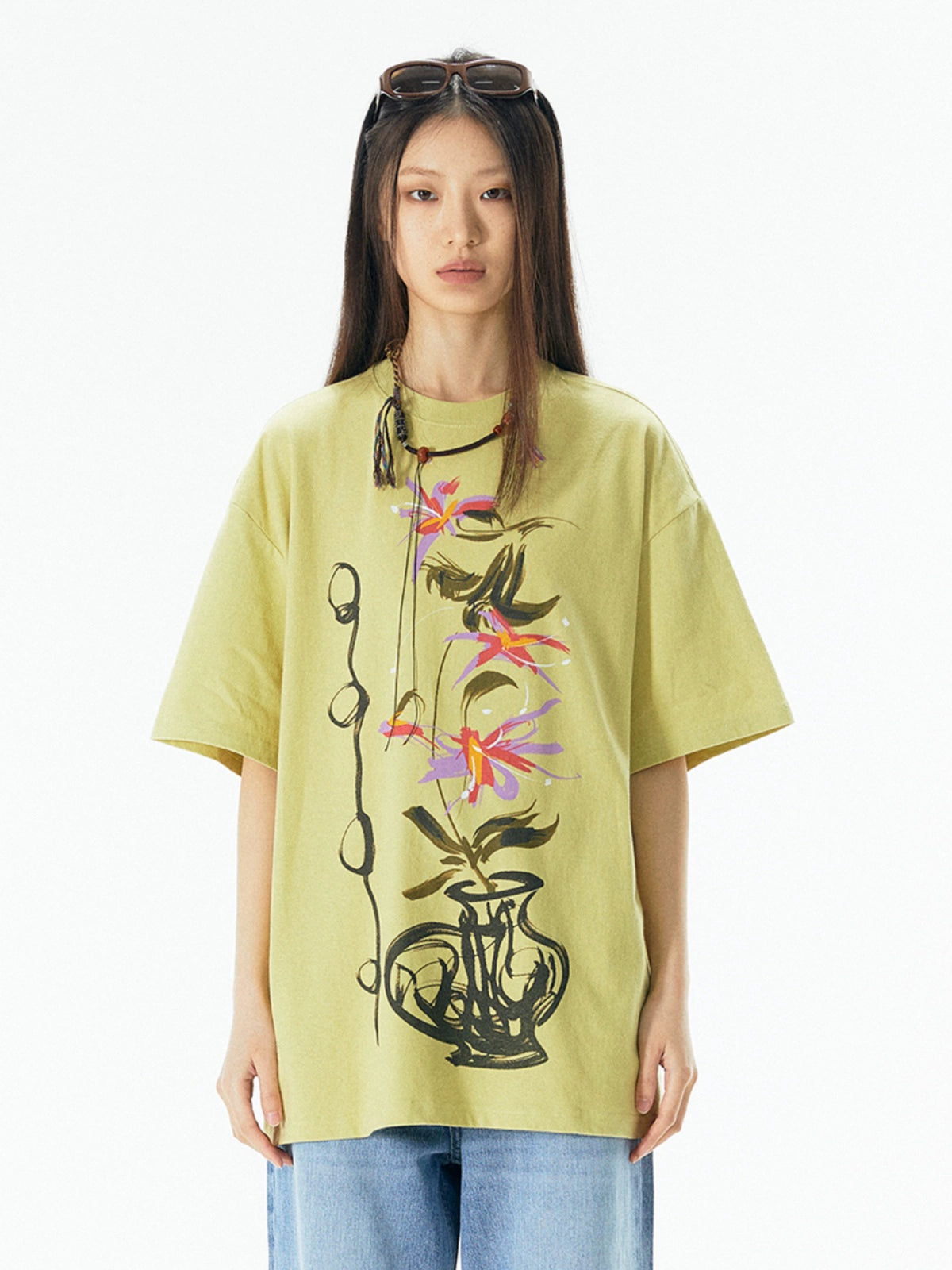 Graphic Art Print Short Sleeve T-Shirt WN18909