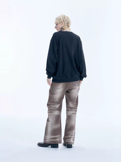 Grape Design Pullover Sweatshirt WN19028