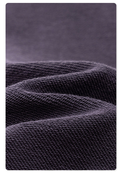 Oversize Heavyweight Basic Round Neck Sweatshirt WN9929