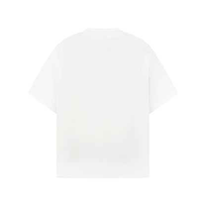 Smile Print Oversize Short Sleeve T-Shirt WN26062