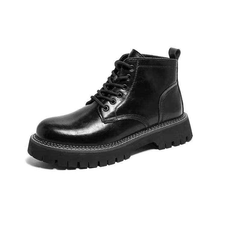 Chunky Lug Sole Platform Lace-Up Boots WN24555