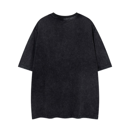 Washed Plain Short Sleeve T-Shirt WN26776