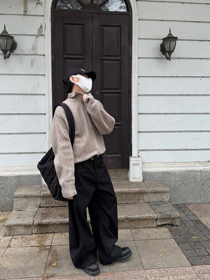 Drape Wide Leg Trousers WN24383