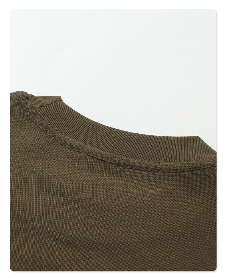 Fake Layered Round Neck Long Sleeve T-Shirt WN7798