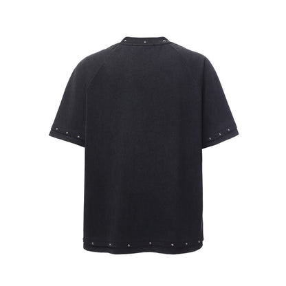Studs Raglan Short Sleeve T-Shirt WN25505
