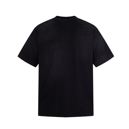 Graphic Print Pocket Design Short Sleeve T-Shirt WN25383