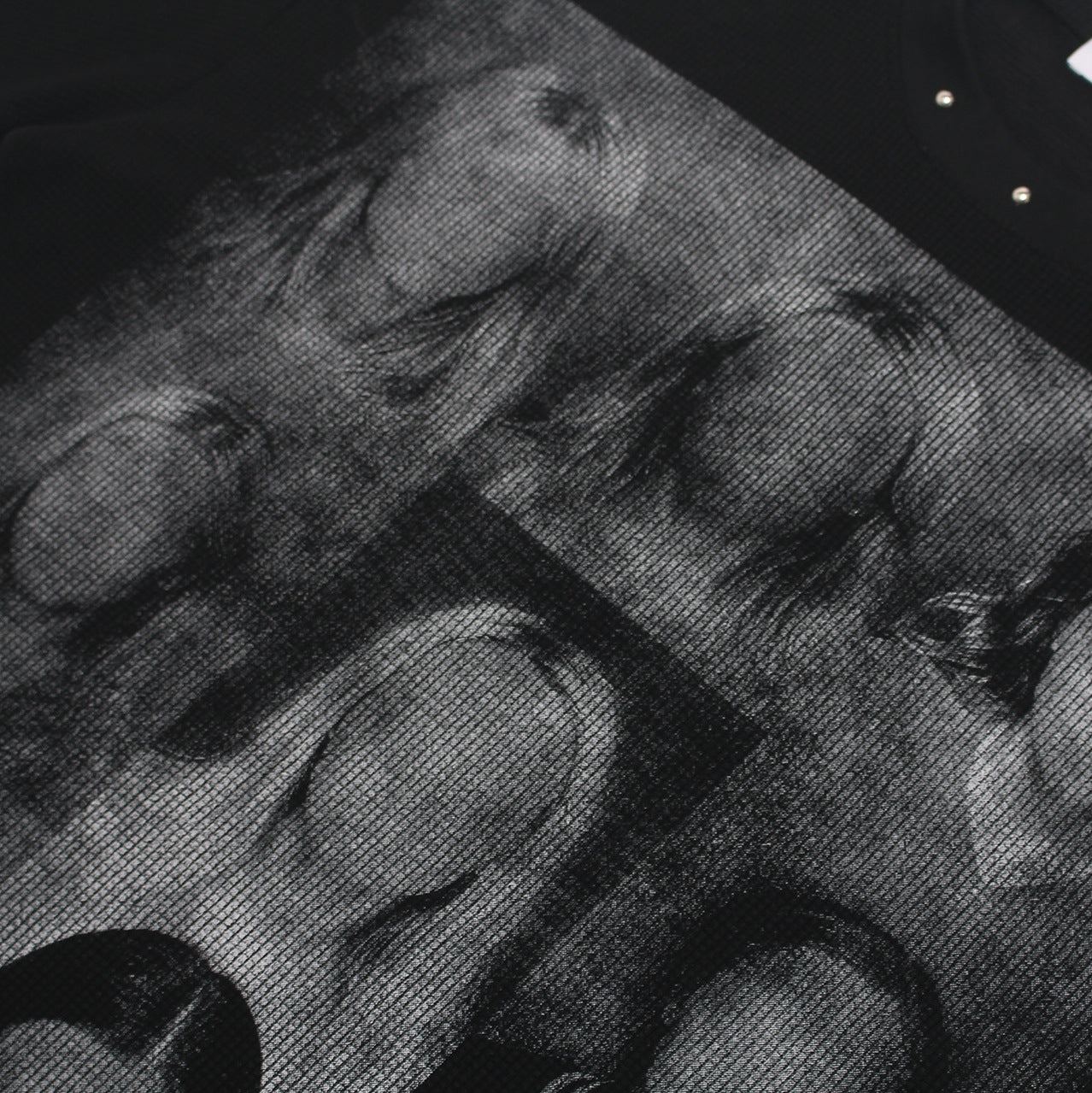 Portrait Studs Detail Short Sleeve T-Shirt WN25424