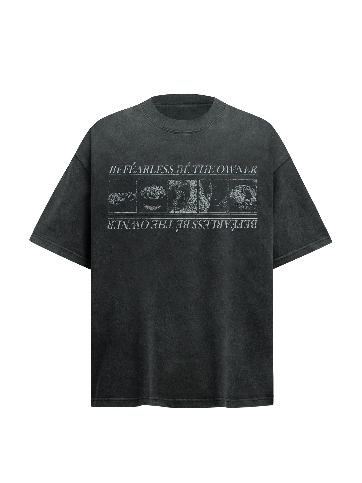 Graphic Letter Print Short Sleeve T-Shirt WN26174