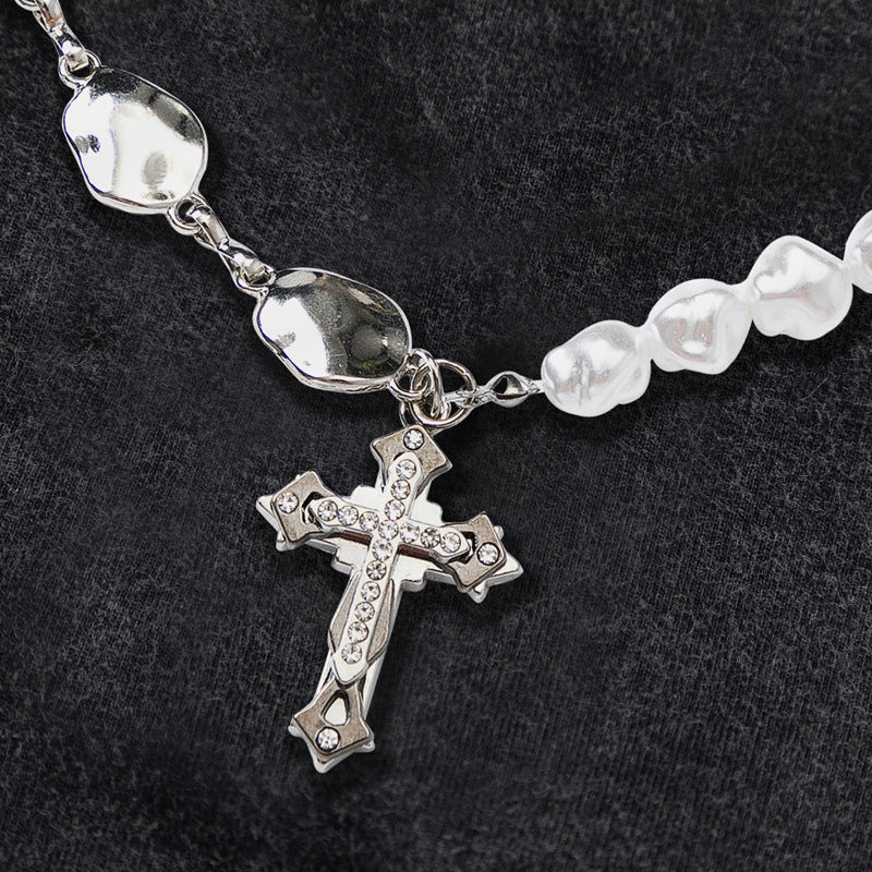 Oversize Damage Graphic Print Long Sleeve T-Shirt WN16493