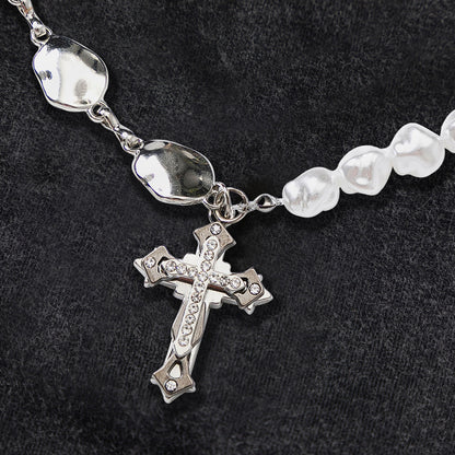 Oversize Damage Graphic Print Long Sleeve T-Shirt WN16493