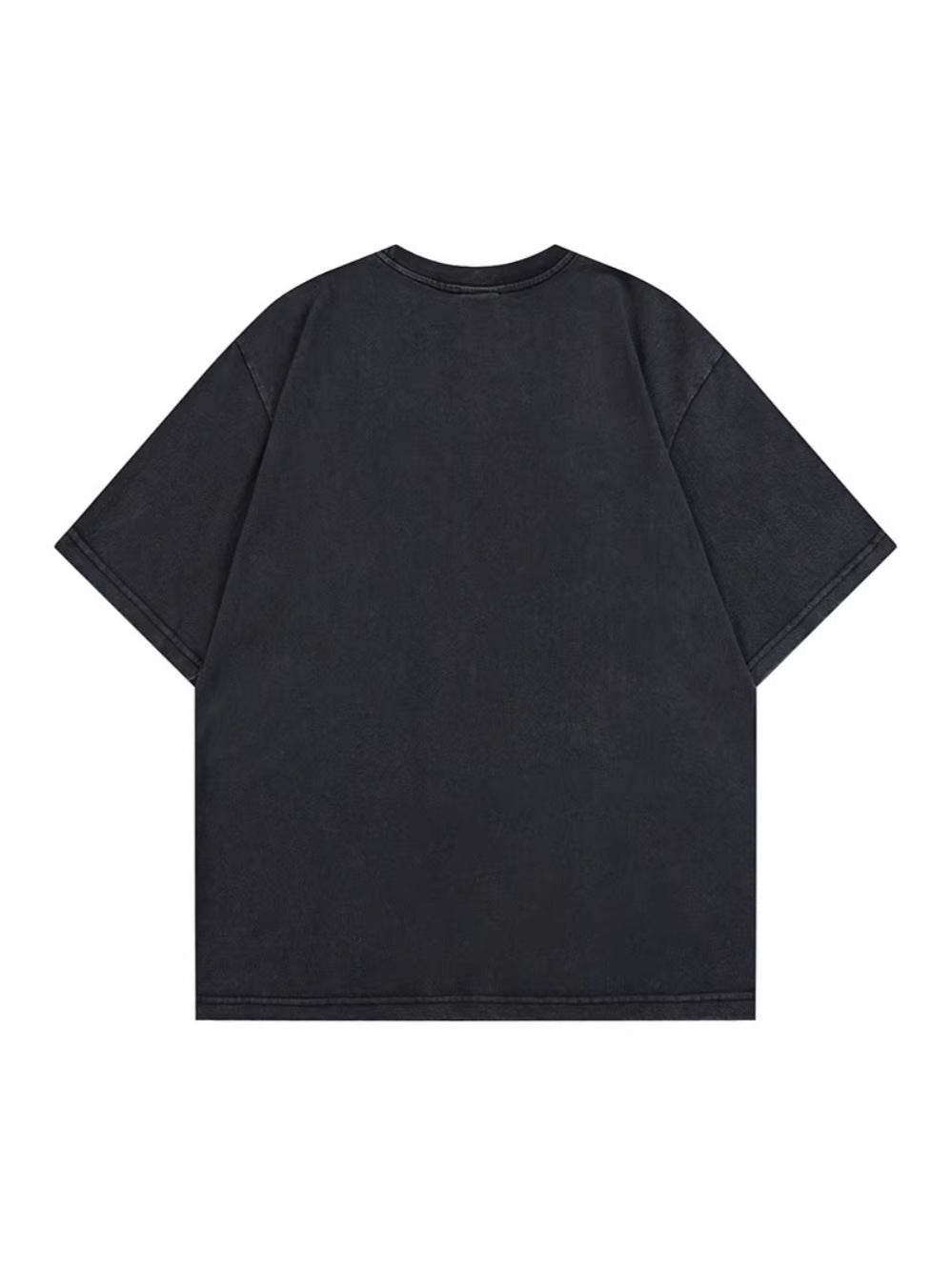 Washed Letter Graphic Short Sleeve T-Shirt WN28039