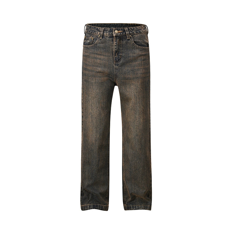 Wash Wide-Leg Denim Jeans WN5319
