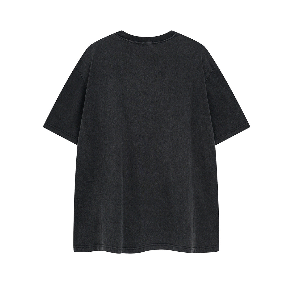 Washed Graphic Car Print Short Sleeve T-Shirt WN25775