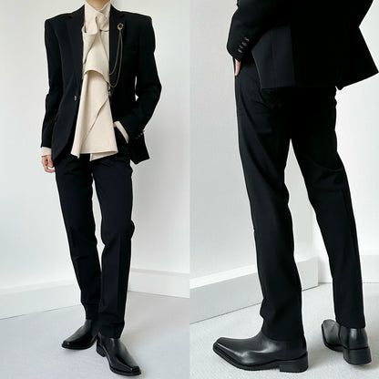 Slim Straight Trousers WN19641