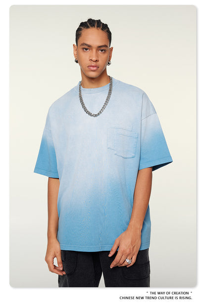 Washed Oversize Short-sleeve T-shirt WN6453