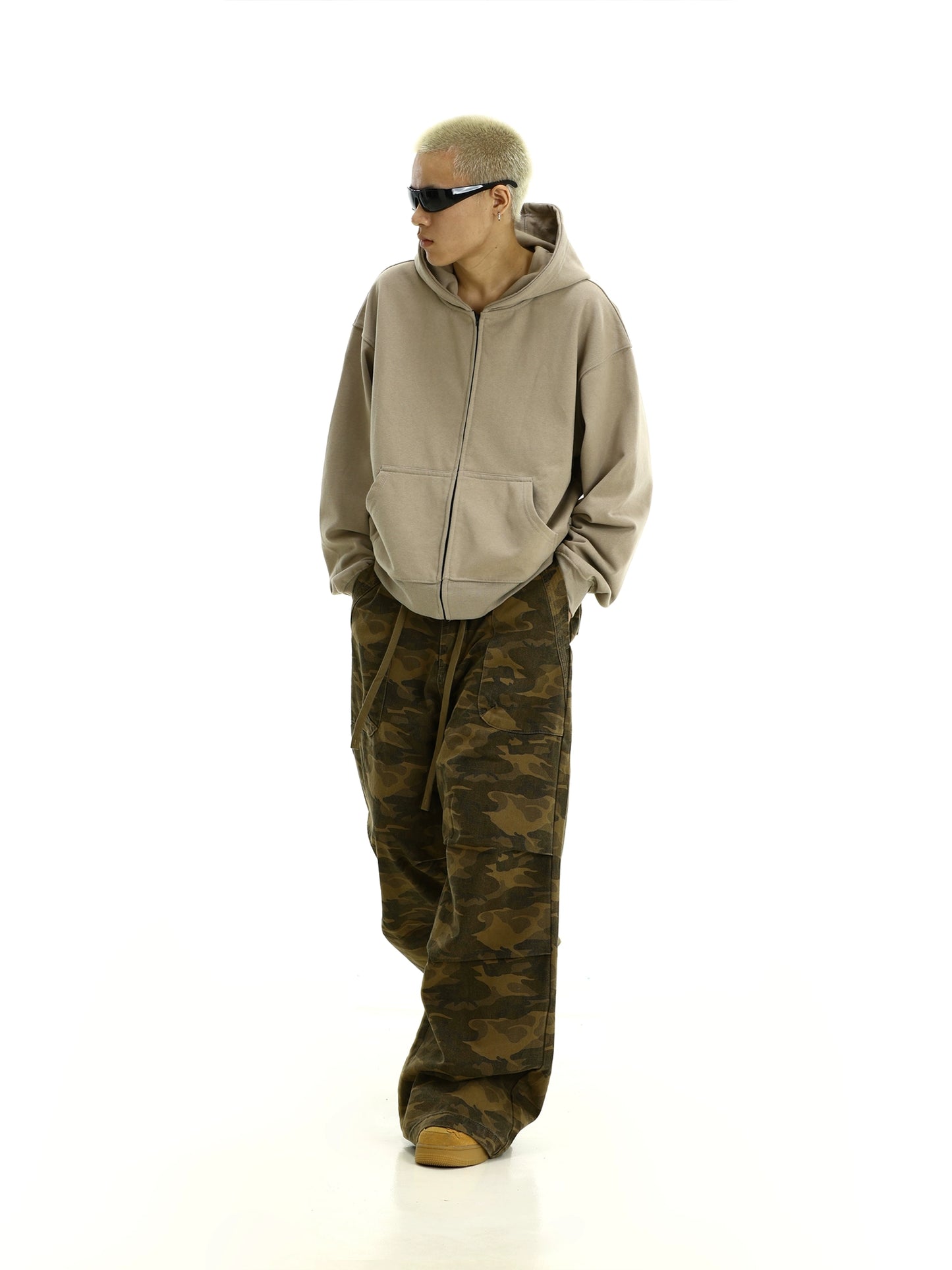 Wide Leg Straight Camouflage Pants WN9024