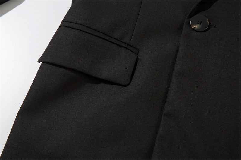 Double-Breasted Wide-Lapel Tailored Jacket WN11115