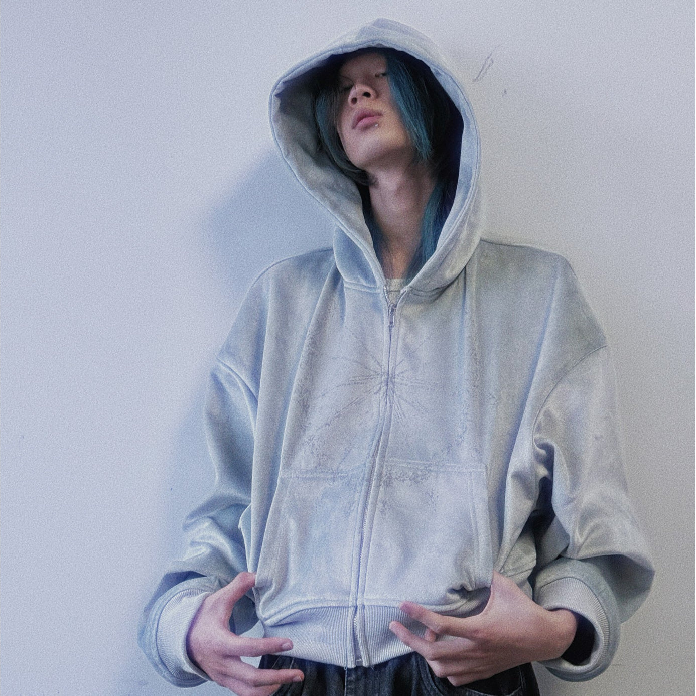 Wizard Hat Velvet Zipper Hoodie WN20916