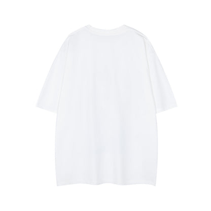 Heart Tomato Print Oversize Short Sleeve T-Shirt WN26863