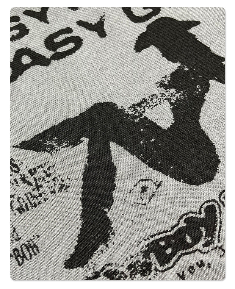 Oversize Print Hoodie WN7794