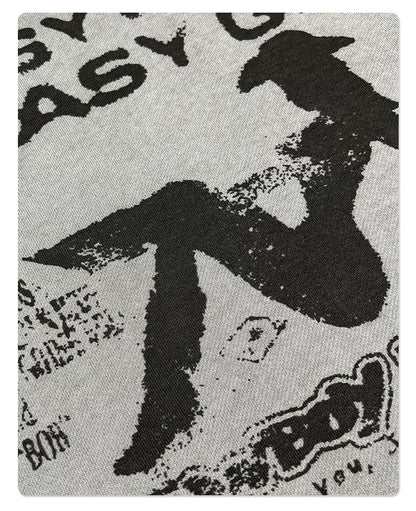 Oversize Print Hoodie WN7794