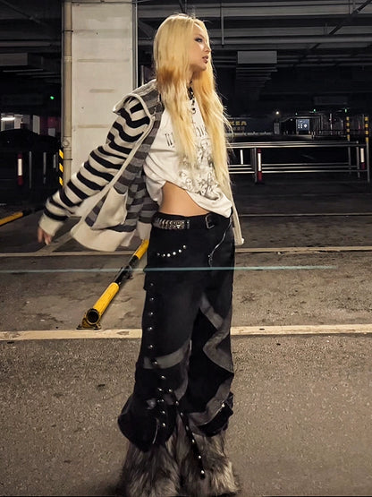 Furry Fleece Boots WN21149-K