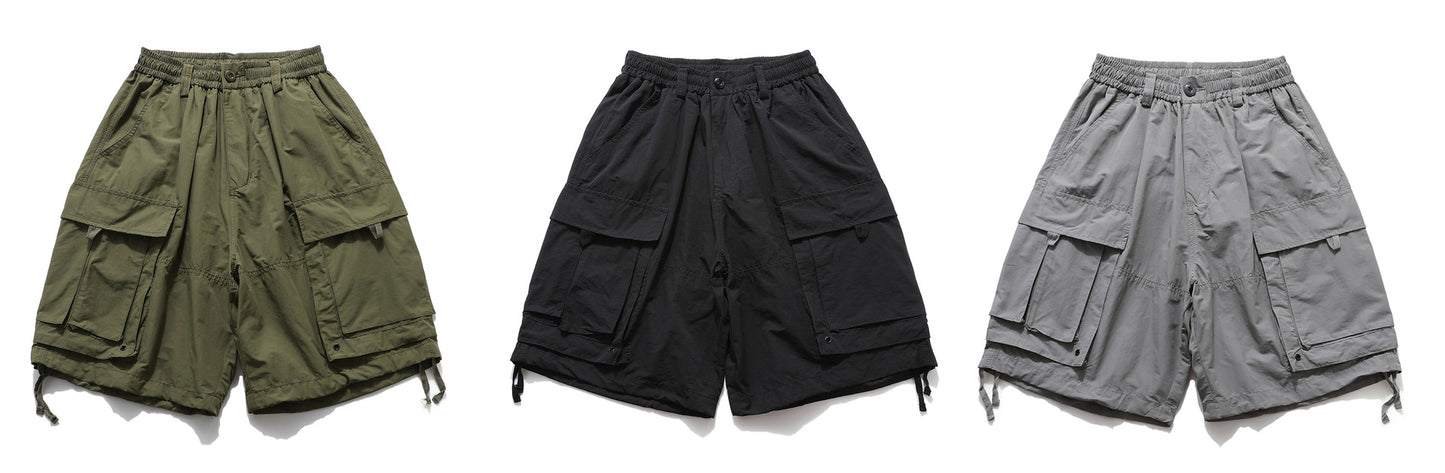Multi Pocket Cargo Half Pants WN26754