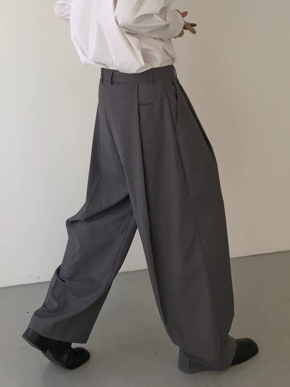 Plain Straight Trousers WN21667