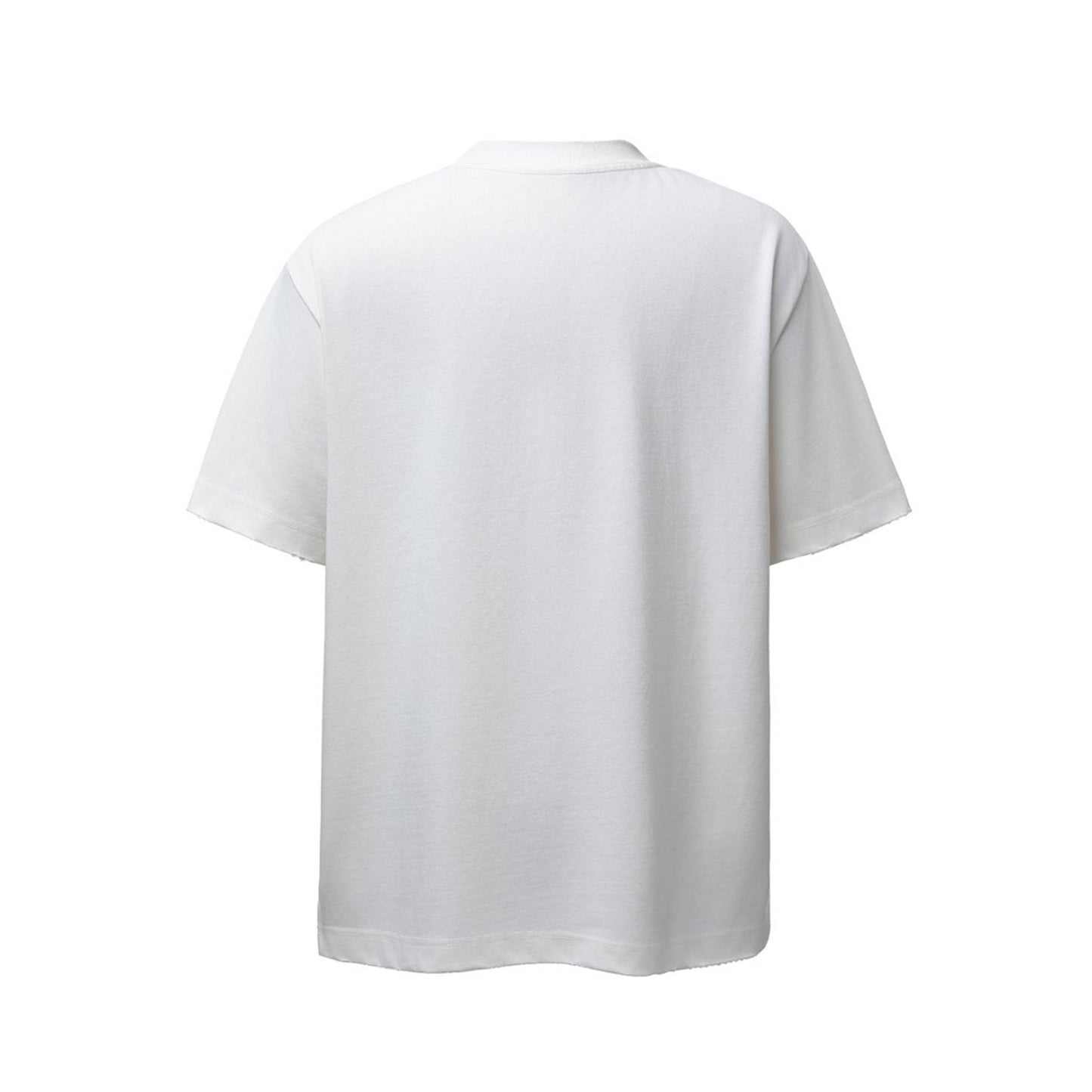 Paint Letter Short Sleeve T-Shirt WN26752