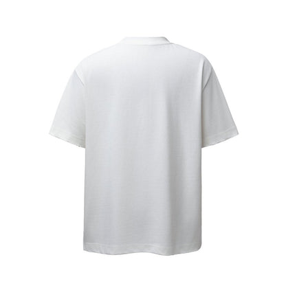 Paint Letter Short Sleeve T-Shirt WN26752