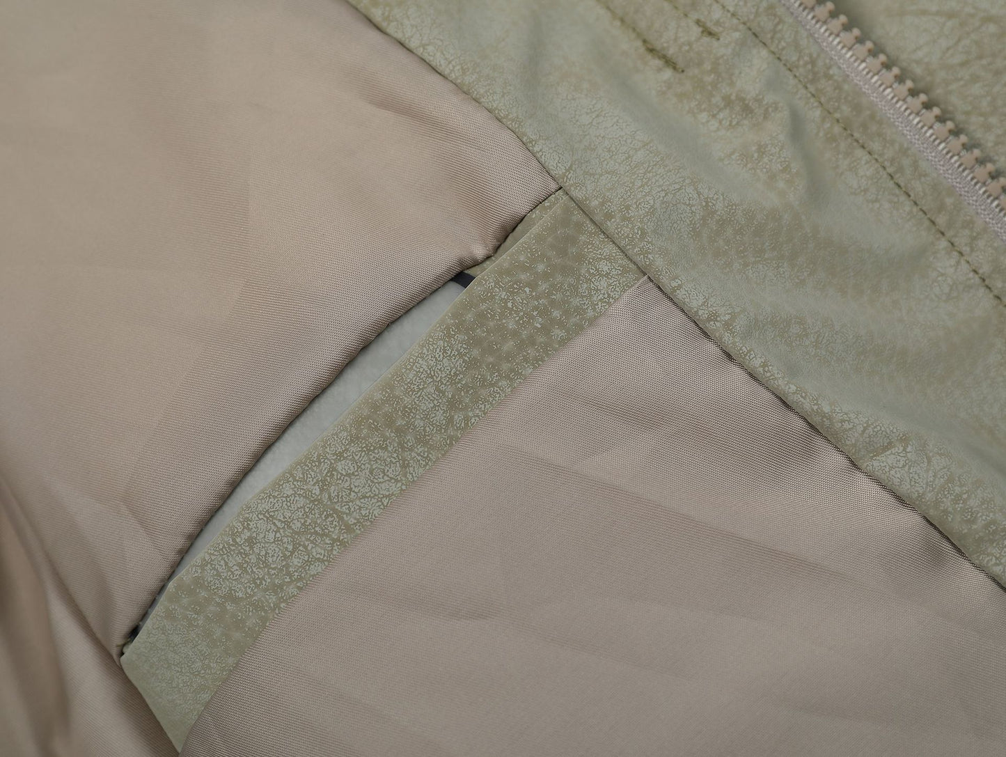 Letter Embroidery Stripe Puffer Jacket WN11494