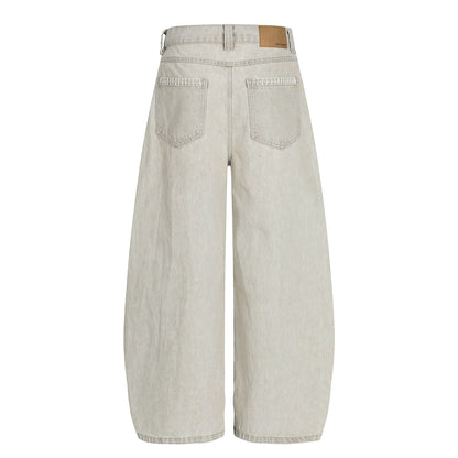 Panel Curved Wide Leg Cargo Pants WN25900