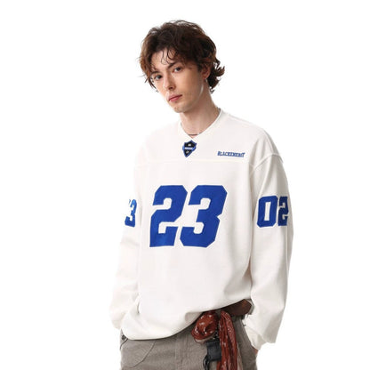 Number Graphic Long Sleeve T-Shirt WN28050