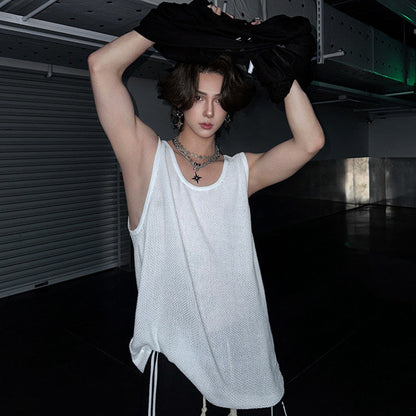Oversize Ribbed Tank Top WN25068