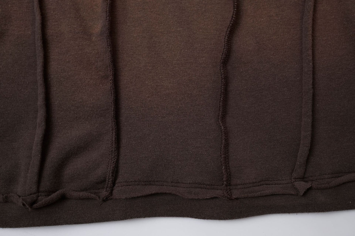 Washed Deconstruction Layered Short Sleeve T-Shirt WN25810