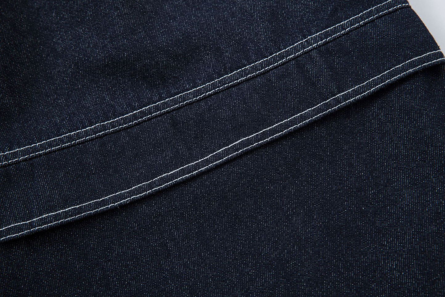 Washed Wide-Leg Cargo Denim Pants WN12733