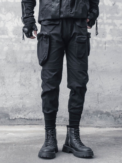 Tactical Bullet Pocket Functional Cuffed Cargo Pants WN22479