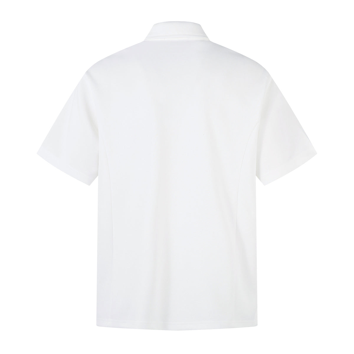 Full Zip Polo Collar Short Sleeve Shirt WN26805