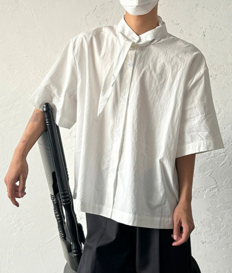 Ruffle Short Sleeve Shirt WN19974
