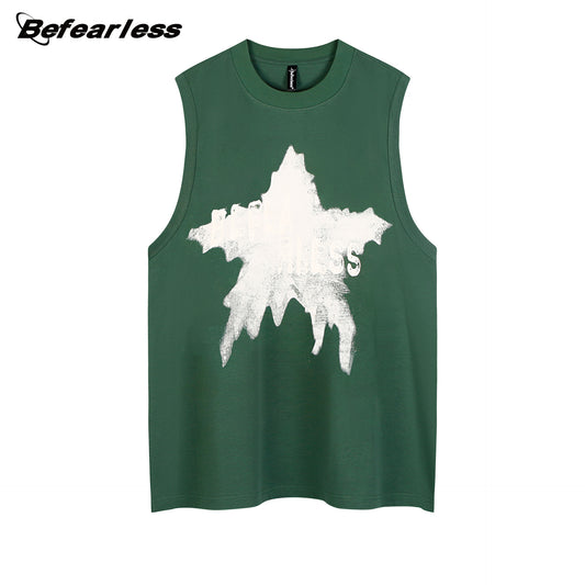 Graffiti Letter Sleeveless T-Shirt WN26222