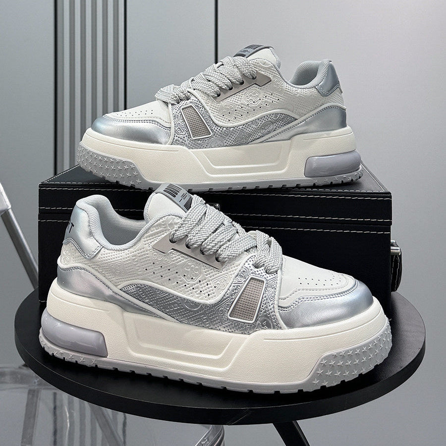 Thick-Sole Height-Increasing Skate Sneakers WN24742