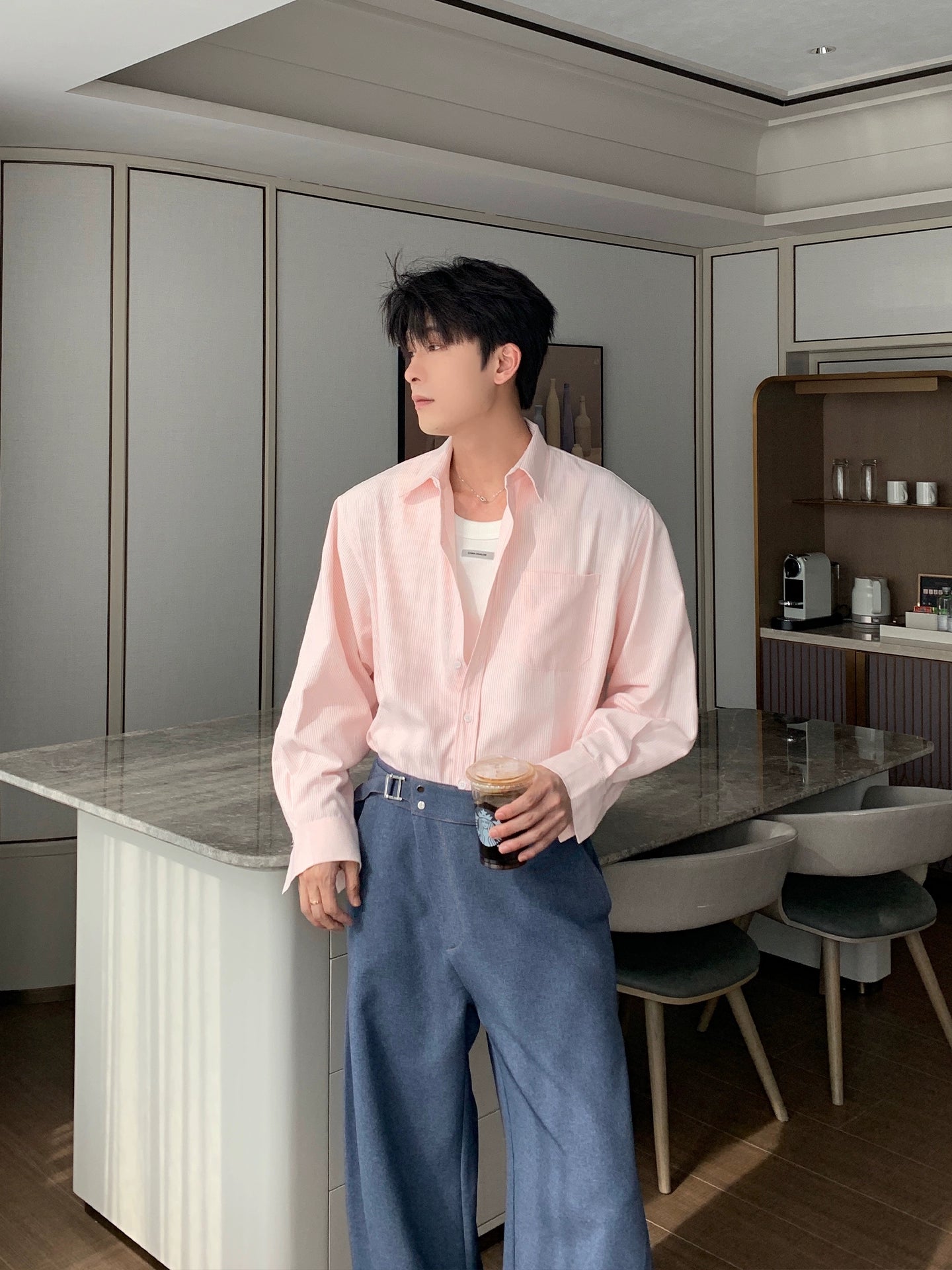 Striped Cleanfit Long Sleeve Shirt WN20485