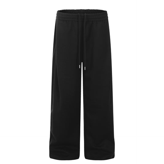 Deconstructed Sporty Wide Leg Pants WN26054