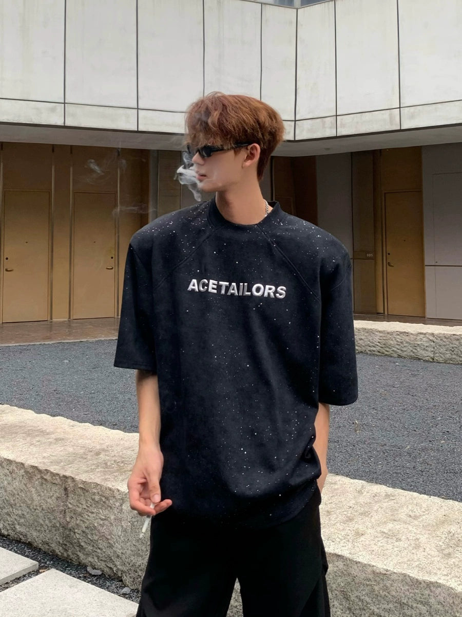 Graphic Letter Print Short Sleeve T-Shirt WN20044