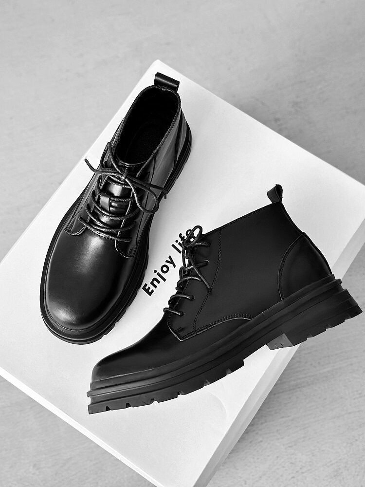 Platform Lace-Up Boots WN24546