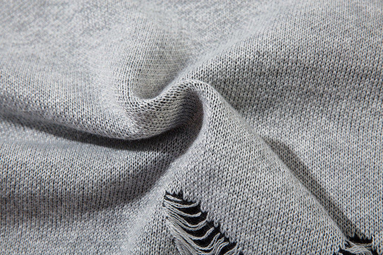 Tie-Dye Butterfly Design Knit Sweater WN11411