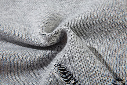 Tie-Dye Butterfly Design Knit Sweater WN11411