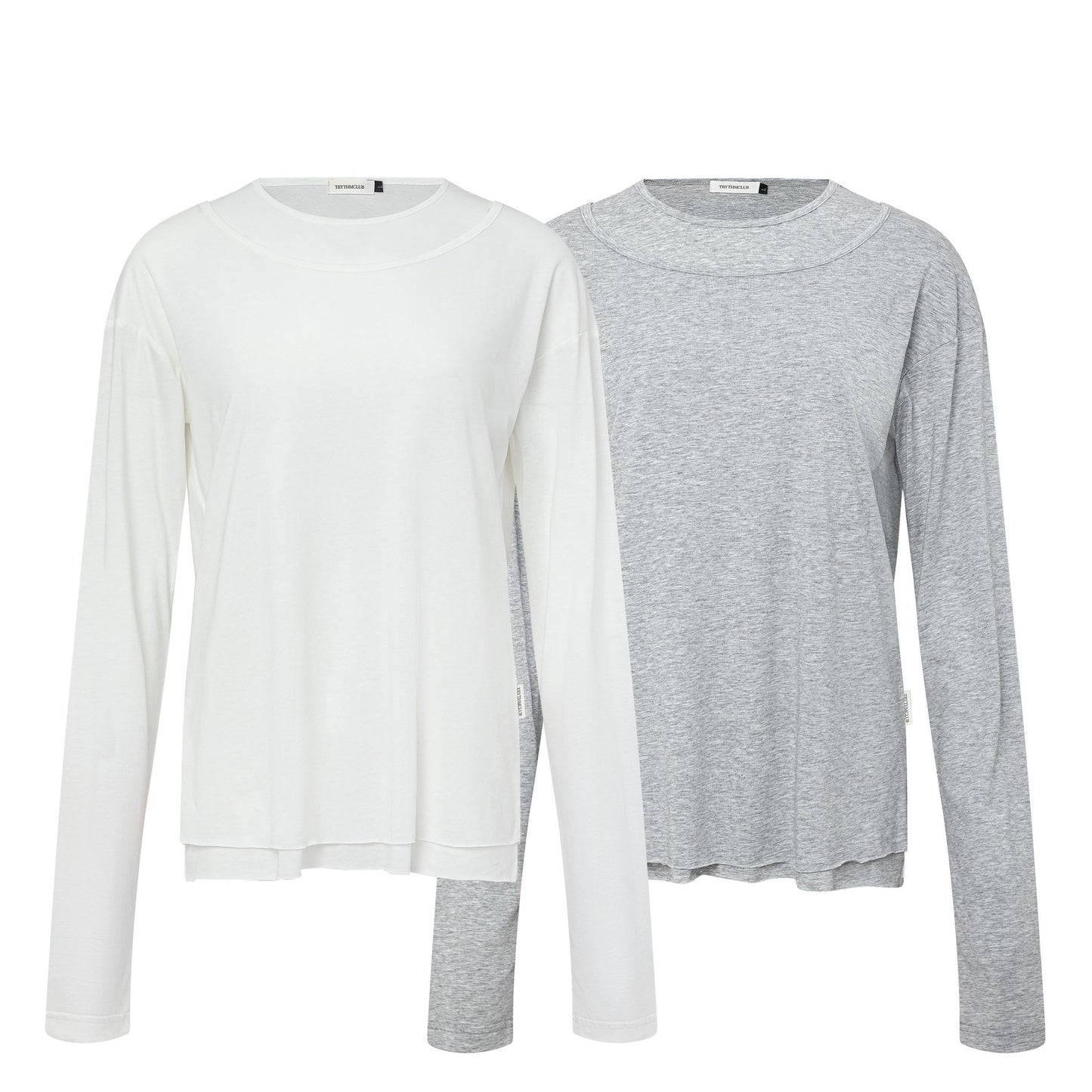Deconstruction Pleats Long Sleeve T-Shirt WN26122
